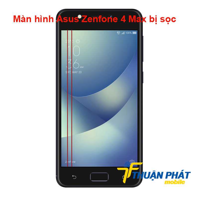 Màn hình Asus Zenfone 4 Max bị sọc