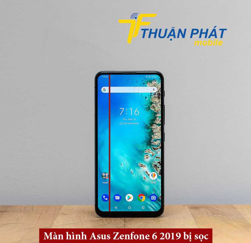 Màn hình Asus Zenfone 6 2019 bị sọc