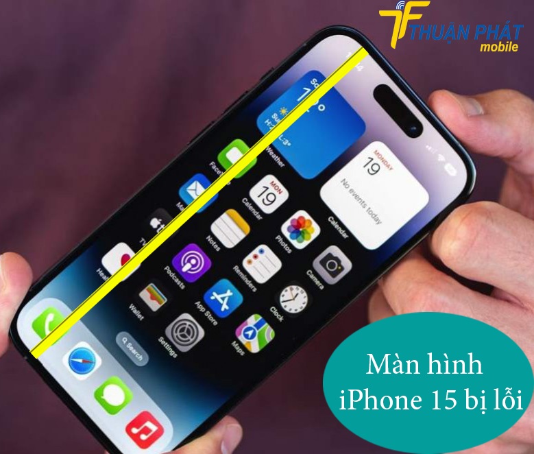 Màn hình iPhone 15 bị lỗi