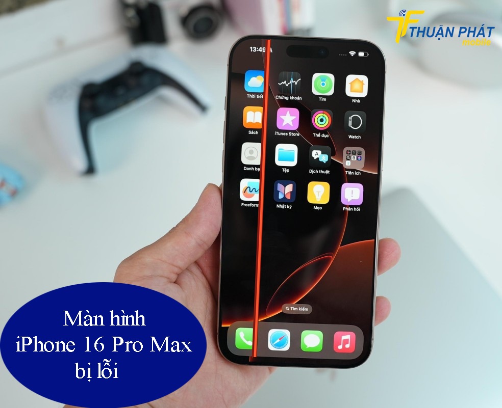 Màn hình iPhone 16 Pro Max bị lỗi