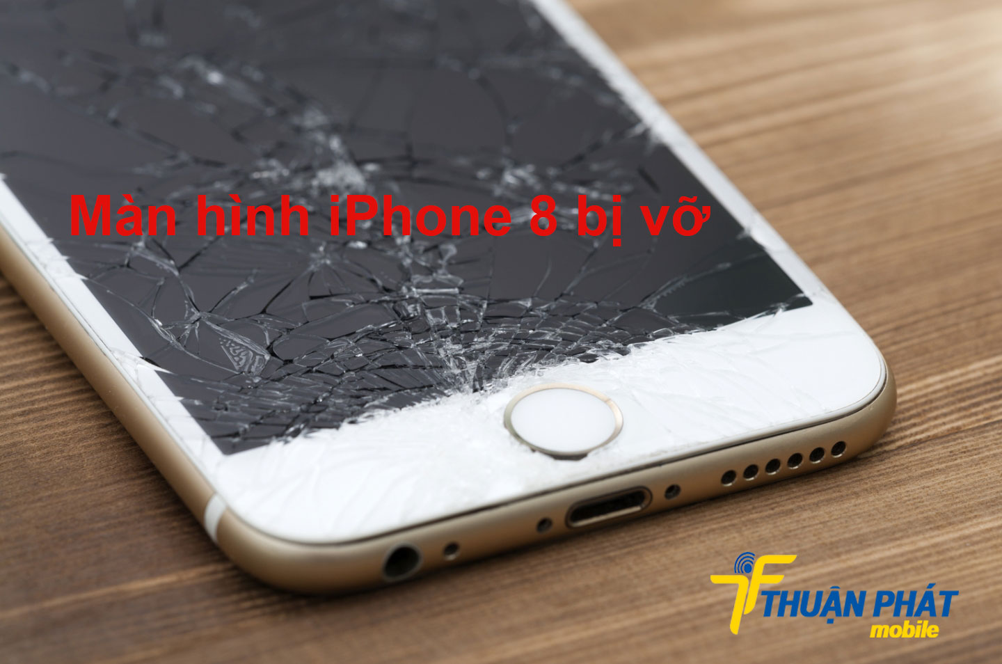 Màn hình iPhone 8 bị vỡ