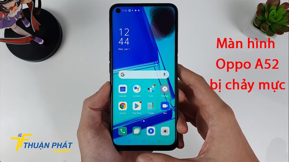 Màn hình Oppo A52 bị chảy mực