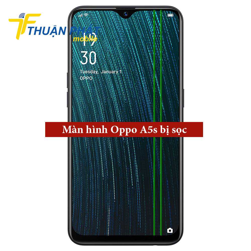 Màn hình Oppo A5s bị sọc