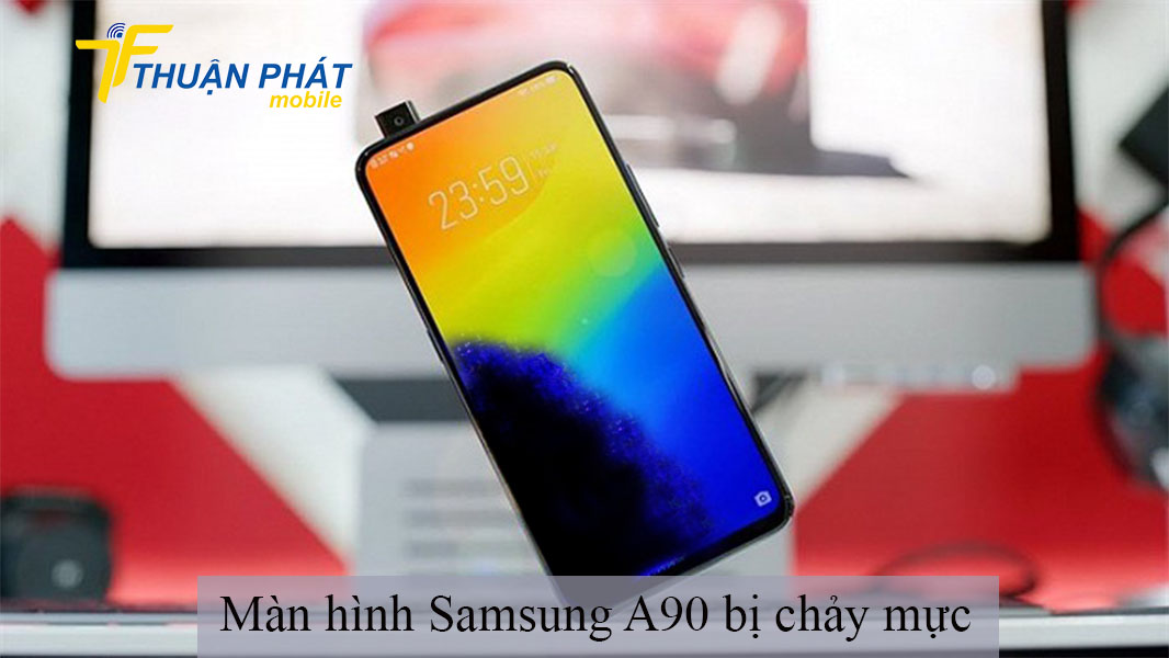 Màn hình Samsung A90 bị chảy mực