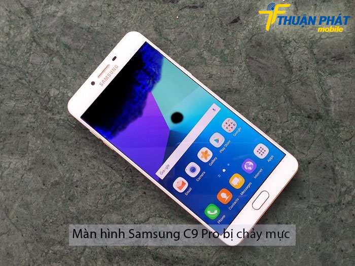 Màn hình Samsung C9 Pro bị chảy mực