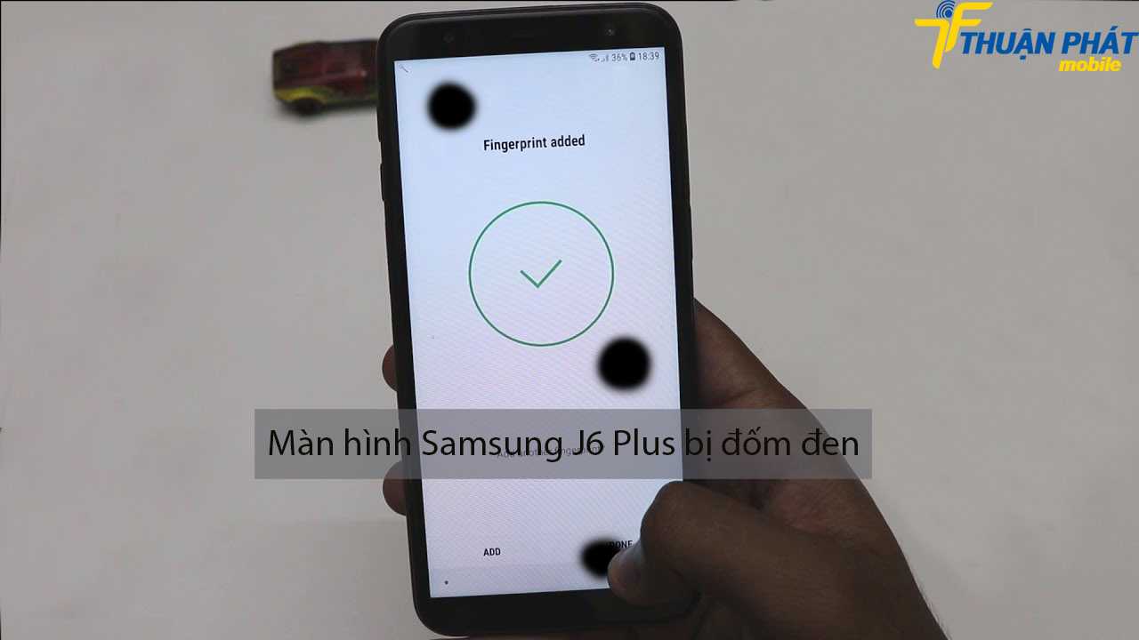 Màn hình Samsung J6 Plus bị đốm đen