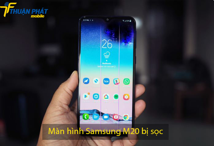 Màn hình Samsung M20 bị sọc