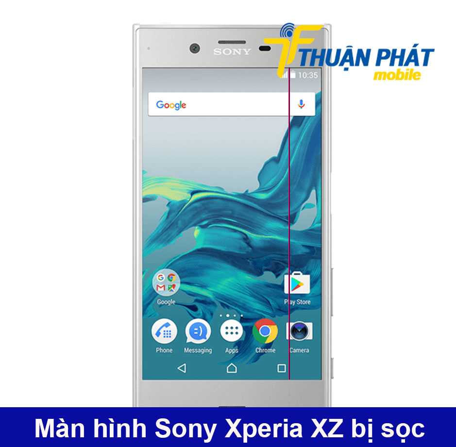 Màn hình Sony Xperia XZ bị sọc