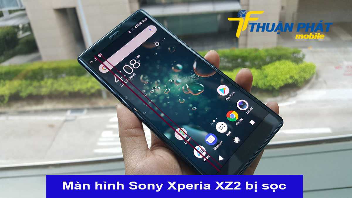 Màn hình Sony Xperia XZ2 bị sọc