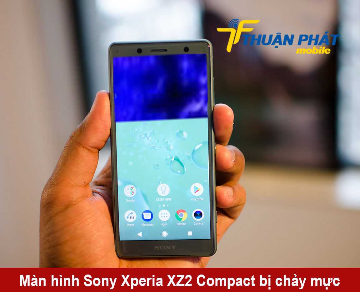 Màn hình Sony Xperia XZ2 Compact bị chảy mực