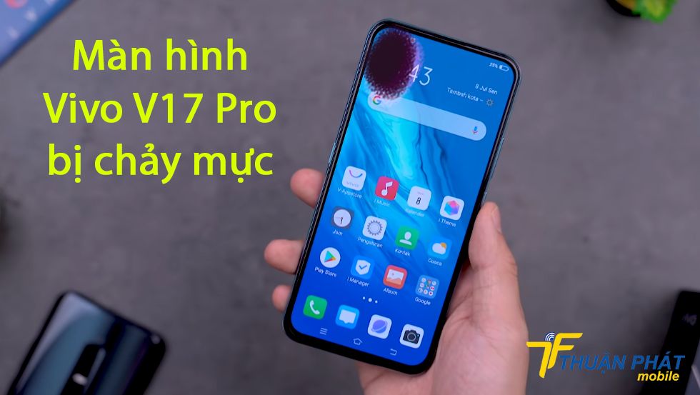 Màn hình Vivo V17 Pro bị chảy mực