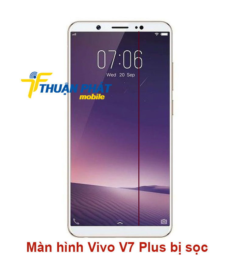 Màn hình Vivo V7 Plus bị sọc