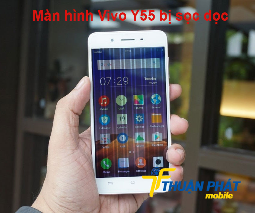 Màn hình Vivo Y55 bị sọc dọc