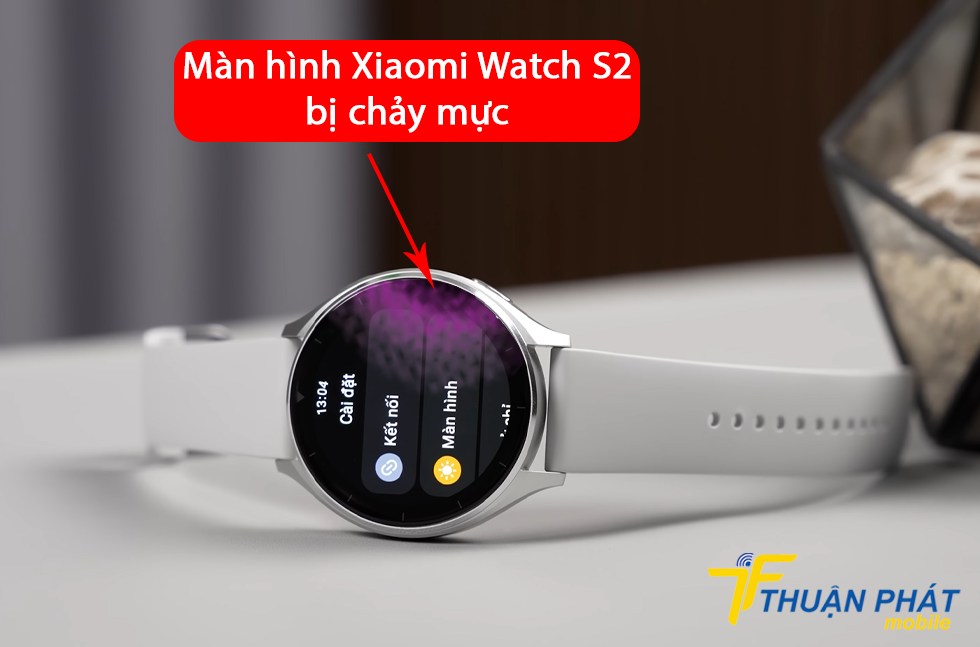 Màn hình Xiaomi Watch S2 bị chảy mực