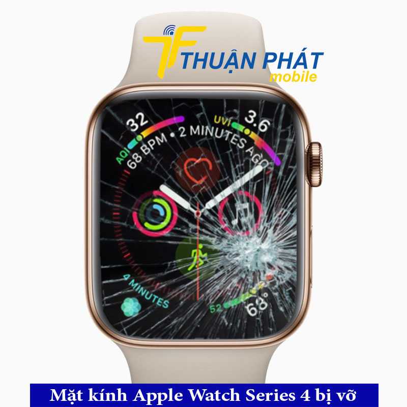 Mặt kính Apple Watch Series 4 bị vỡ