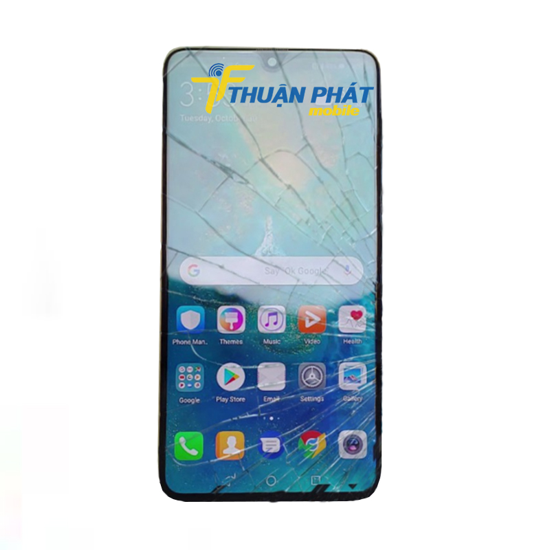 Mặt kính Huawei Mate 20 bị vỡ