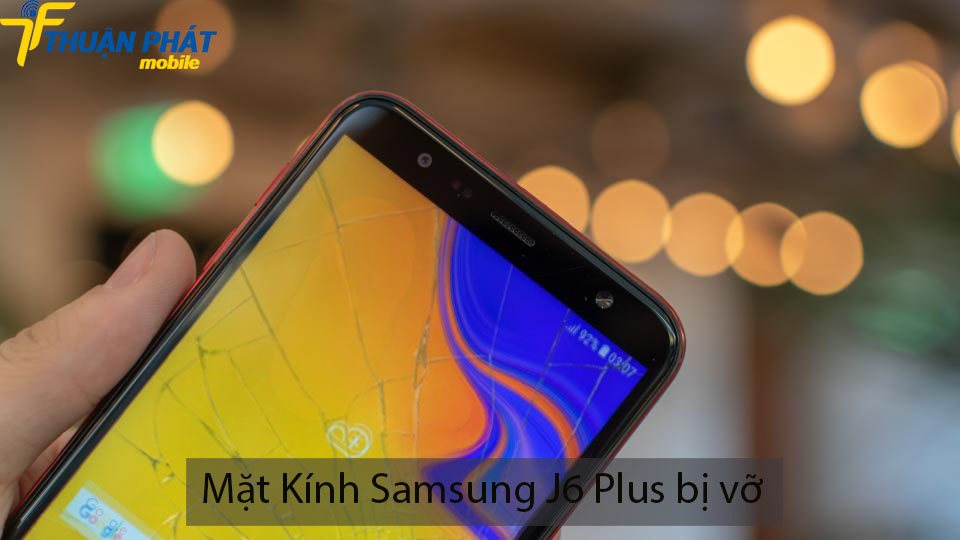 Mặt kính Samsung J6 Plus bị vỡ