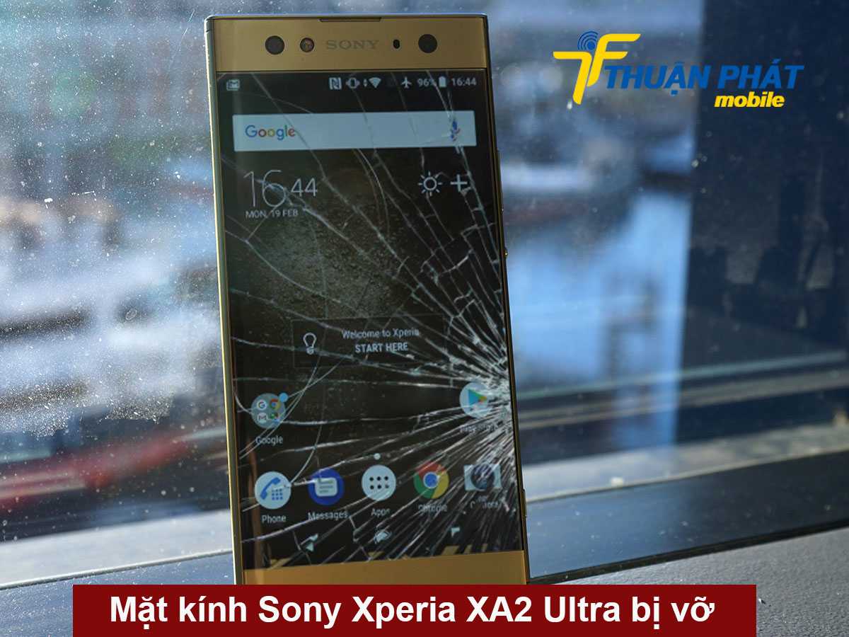 Mặt kính Sony Xperia XA2 Ultra bị vỡ