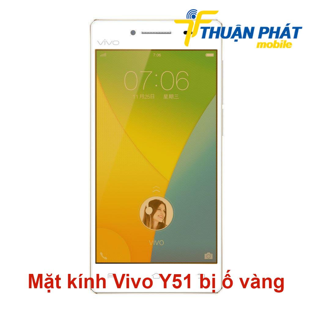 Mặt kính Vivo Y51 bị ố vàng