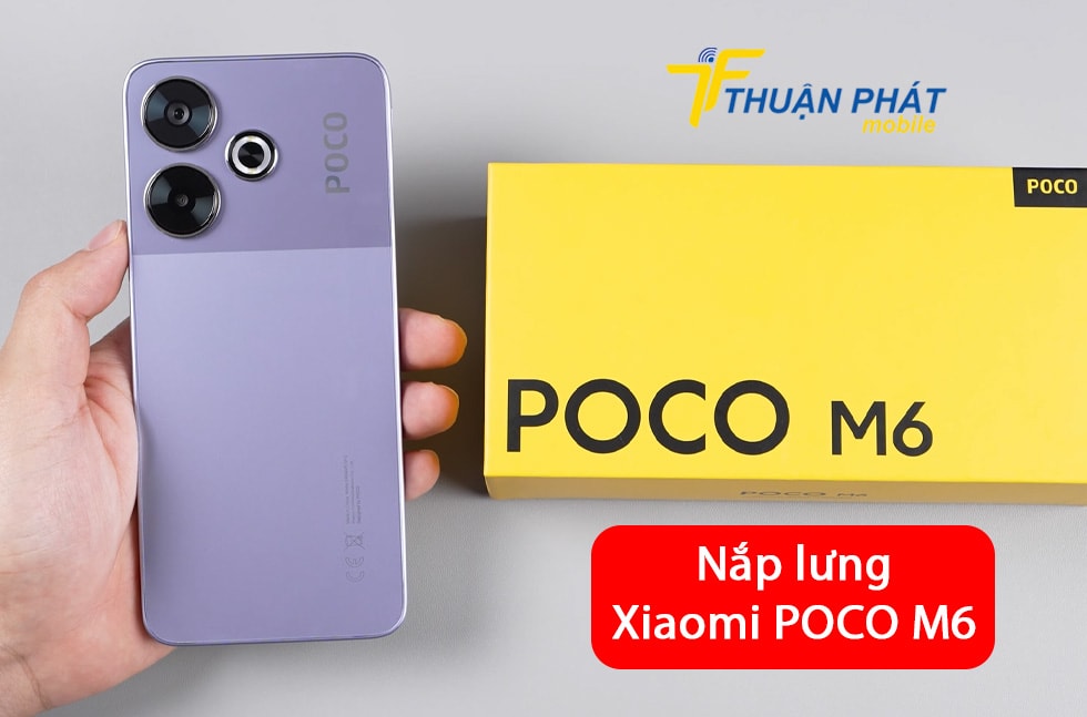 Nắp lưng Xiaomi POCO M6