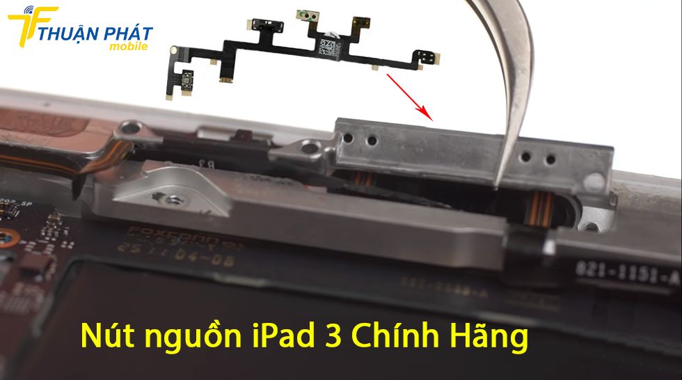 Nút nguồn iPad 3 chính hãng