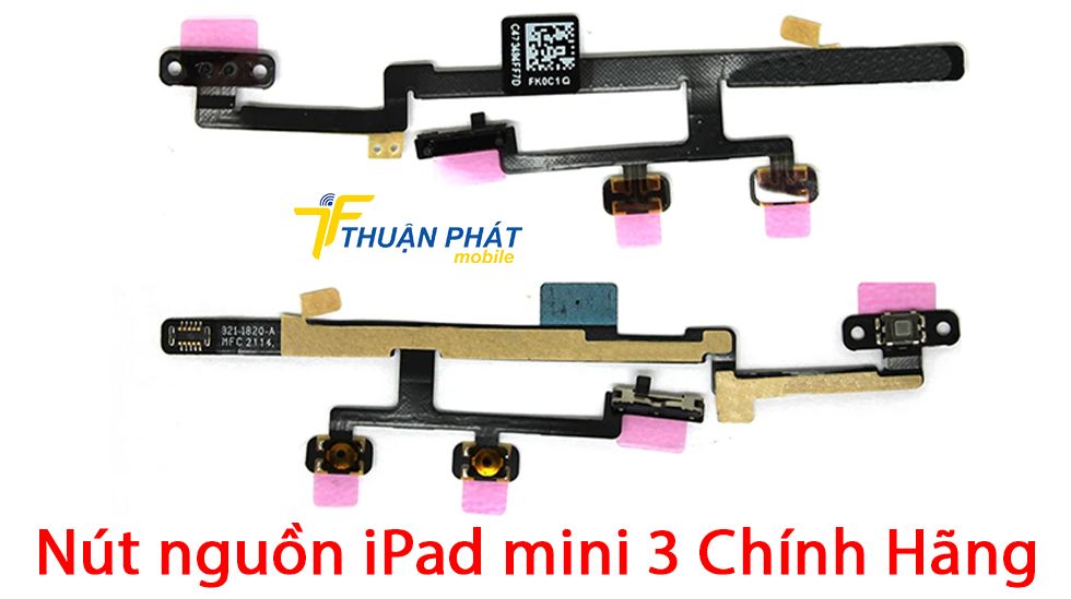 Nút nguồn iPad mini 3 chính hãng