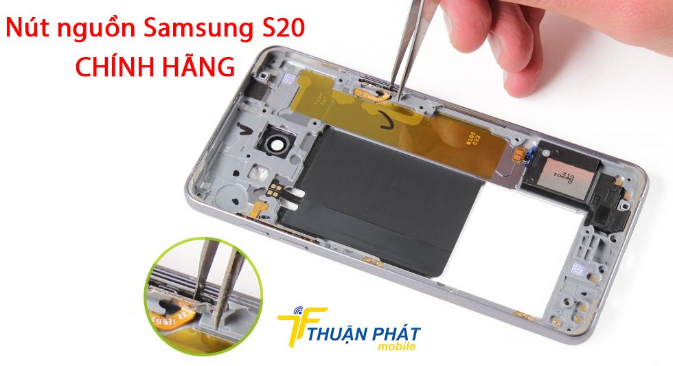 Nút nguồn Samsung S20 chính hãng