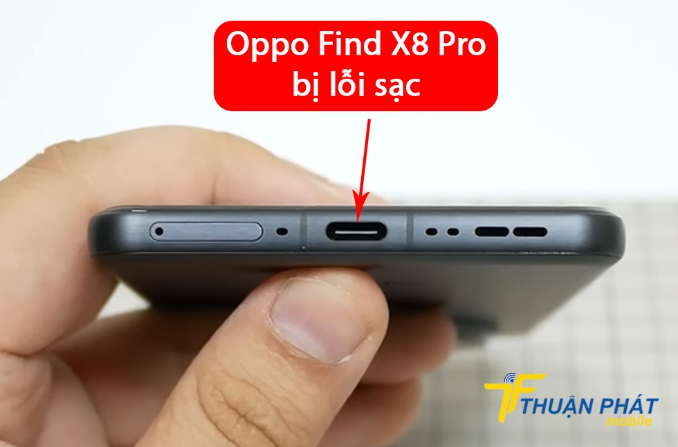 Oppo Find X8 Pro bị lỗi sạc