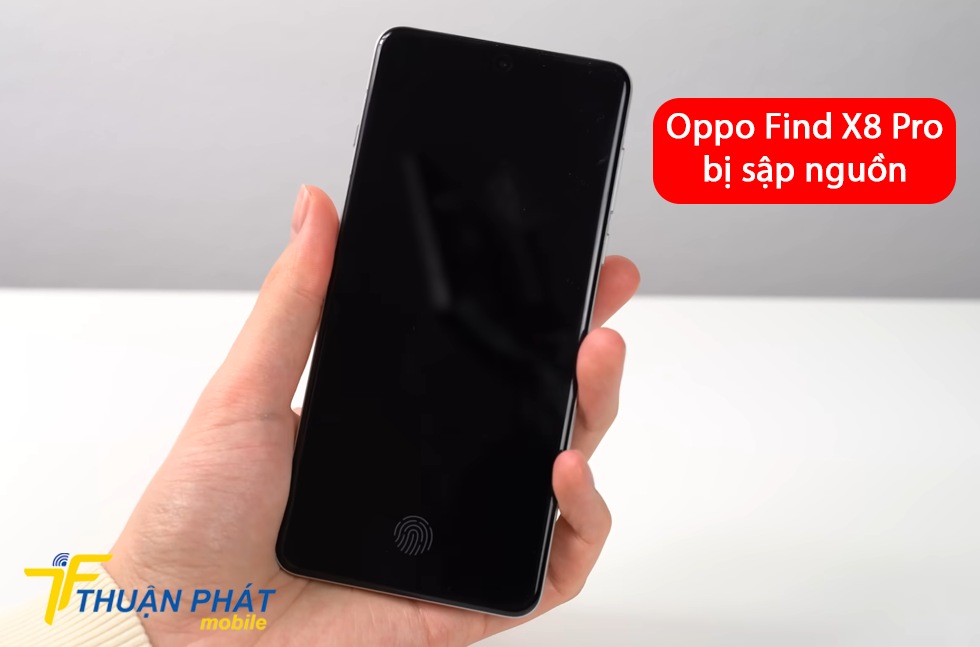 Oppo Find X8 Pro bị sập nguồn