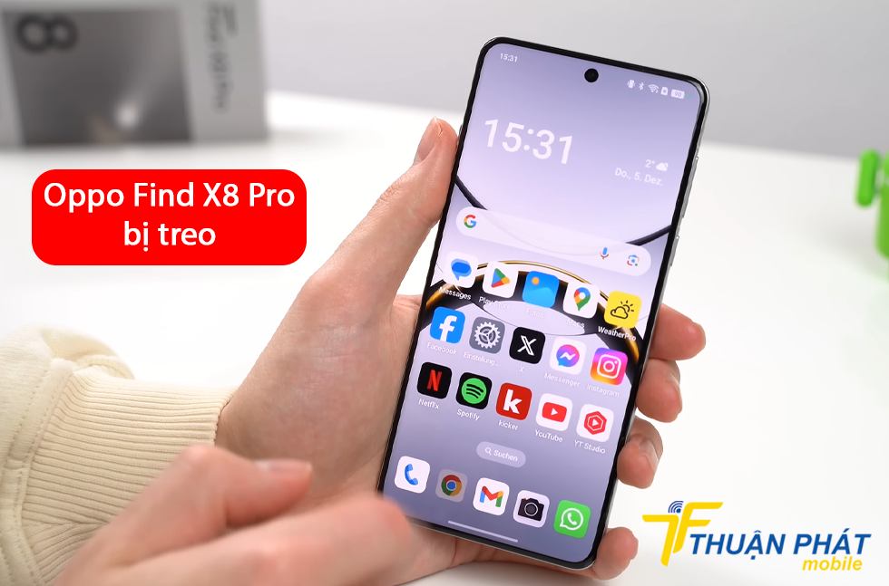 Oppo Find X8 Pro bị treo