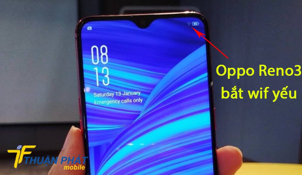 Oppo Reno3 bắt wifi yếu