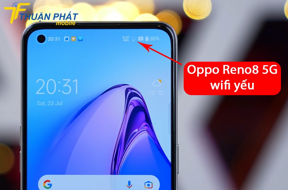 Oppo Reno8 5G wifi yếu