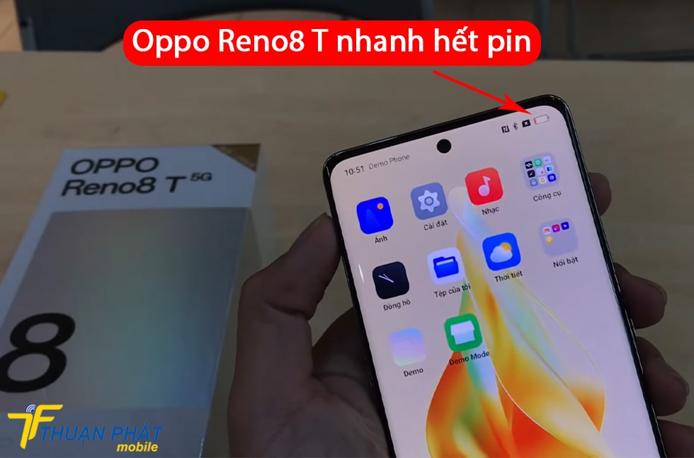 Oppo Reno8 T nhanh hết pin