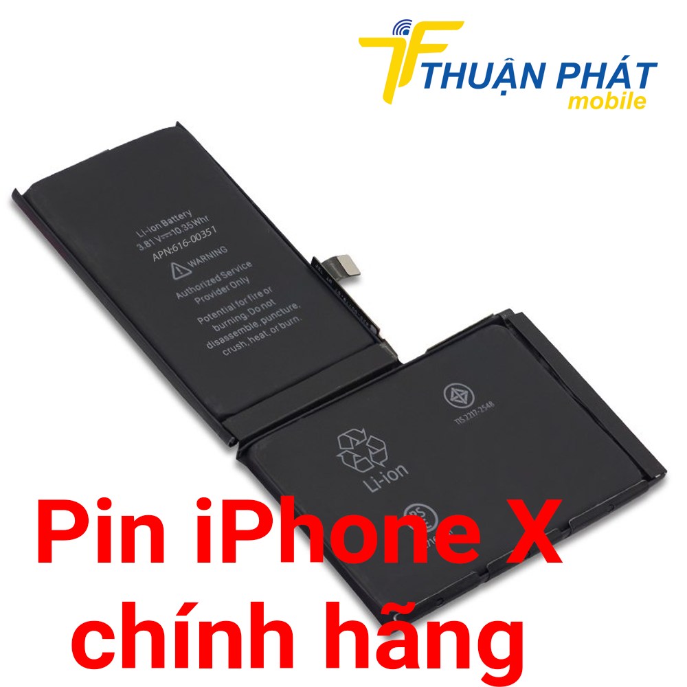 Pin iPhone X chính hãng