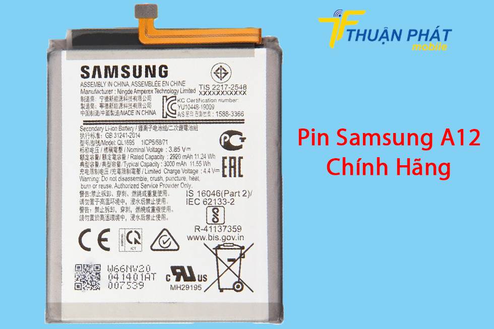 Pin Samsung A12 chính hãng