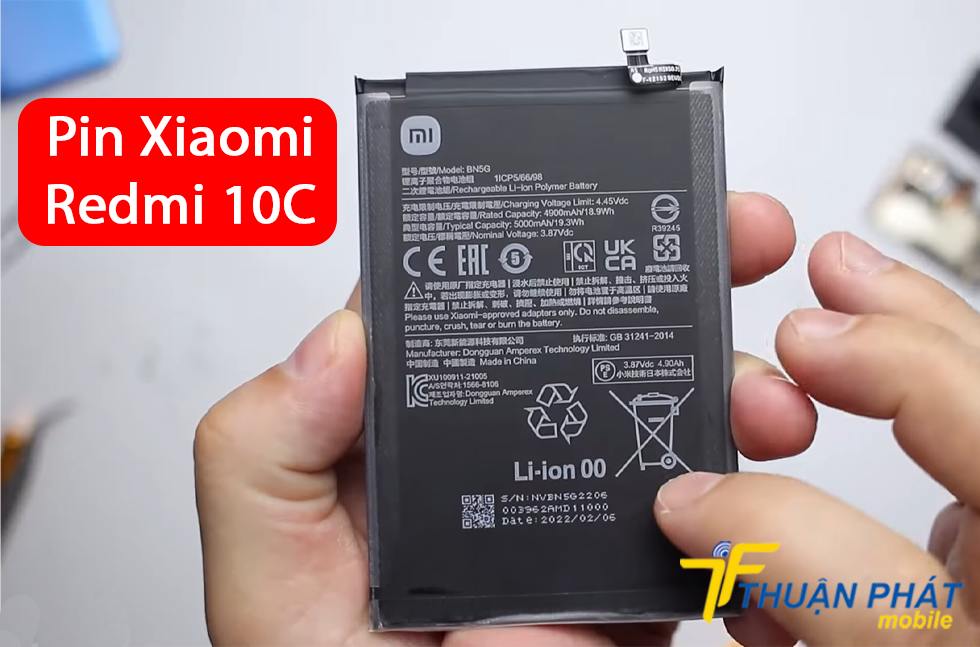 Pin Xiaomi Redmi 10C