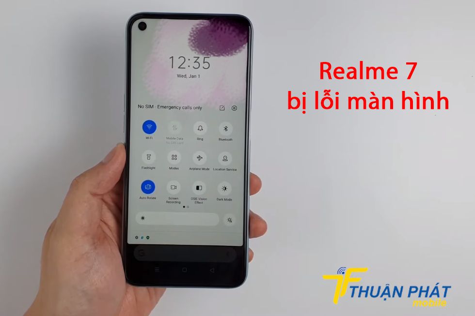 Realme 7 bị lỗi màn hình