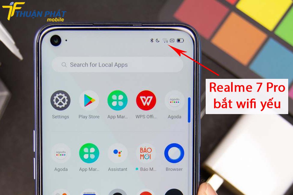 Realme 7 Pro bắt wifi yếu