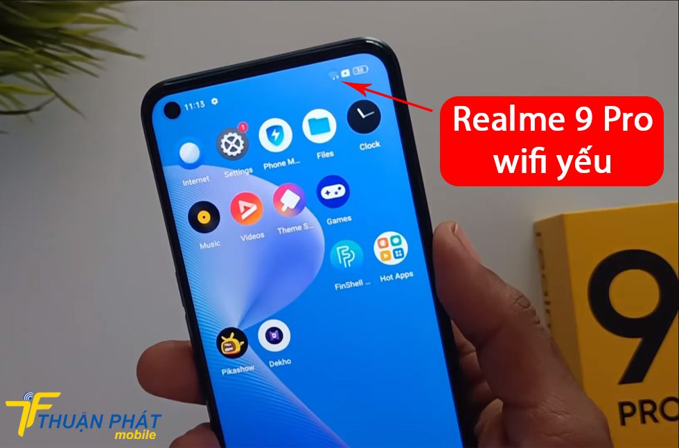 Realme 9 Pro wifi yếu