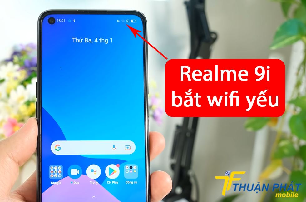 Realme 9i bắt wifi yếu