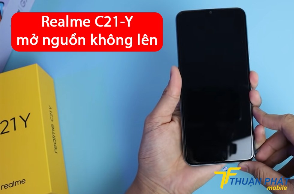 Realme C21-Y mở nguồn không lên