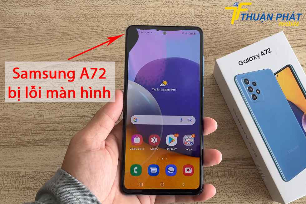 Samsung A72 bị lỗi màn hình