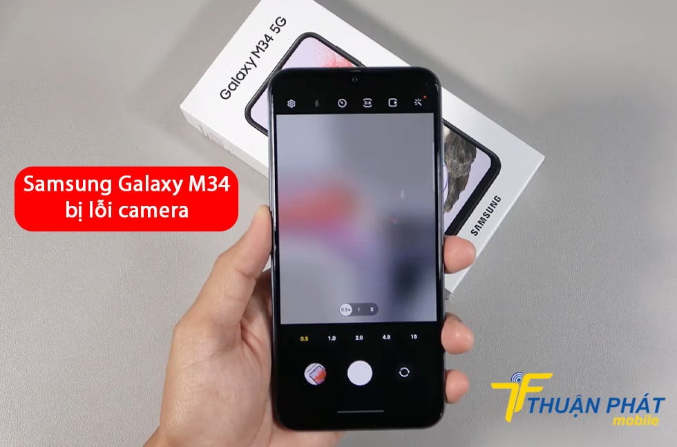 Samsung Galaxy M34 bị lỗi camera