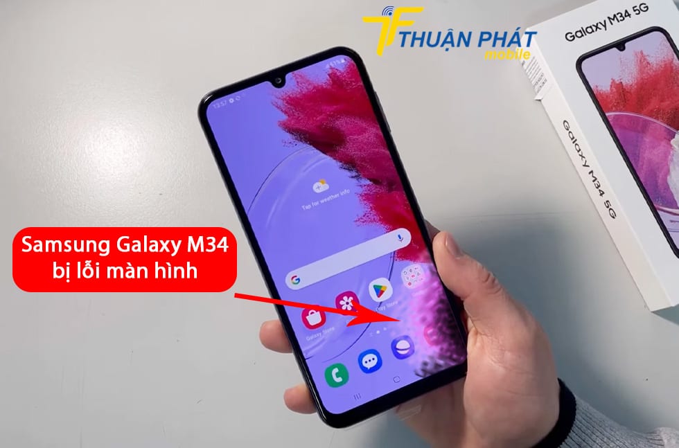 Samsung Galaxy M34 bị lỗi màn hình