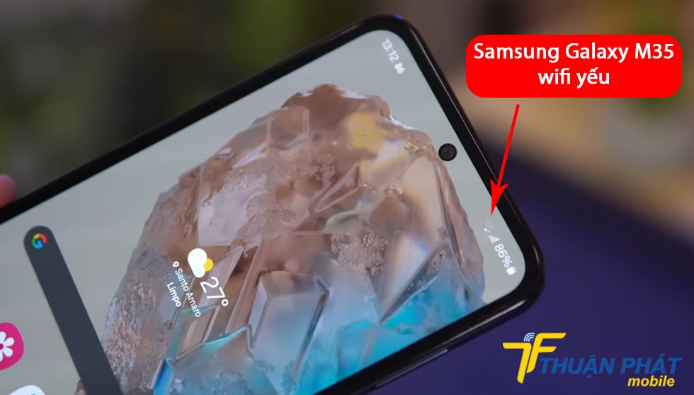 Samsung Galaxy M35 wifi yếu