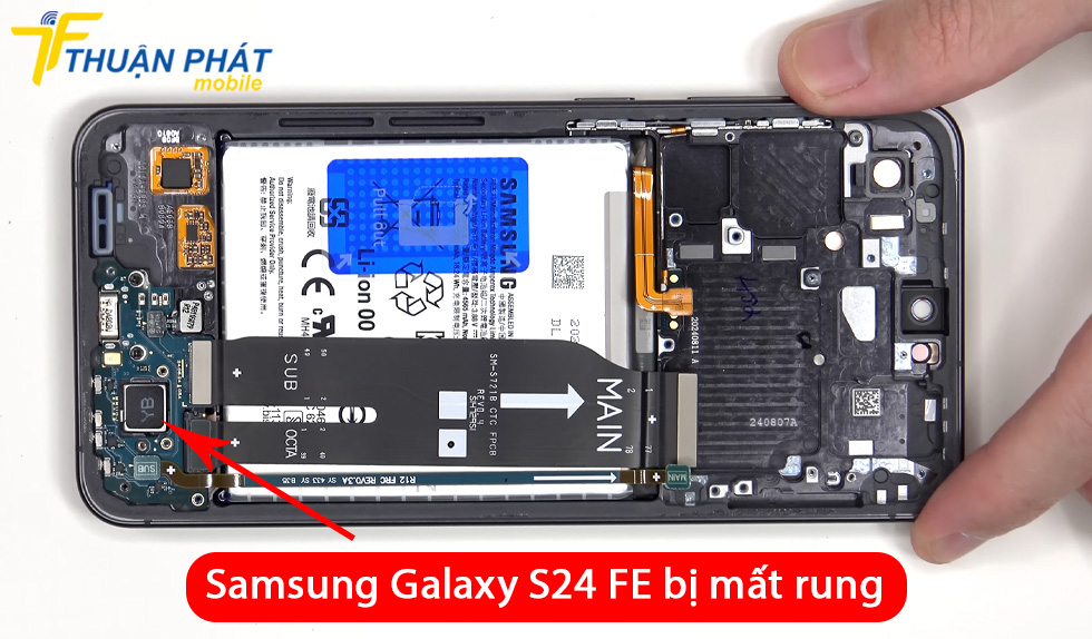 Samsung Galaxy S24 FE bị mất rung