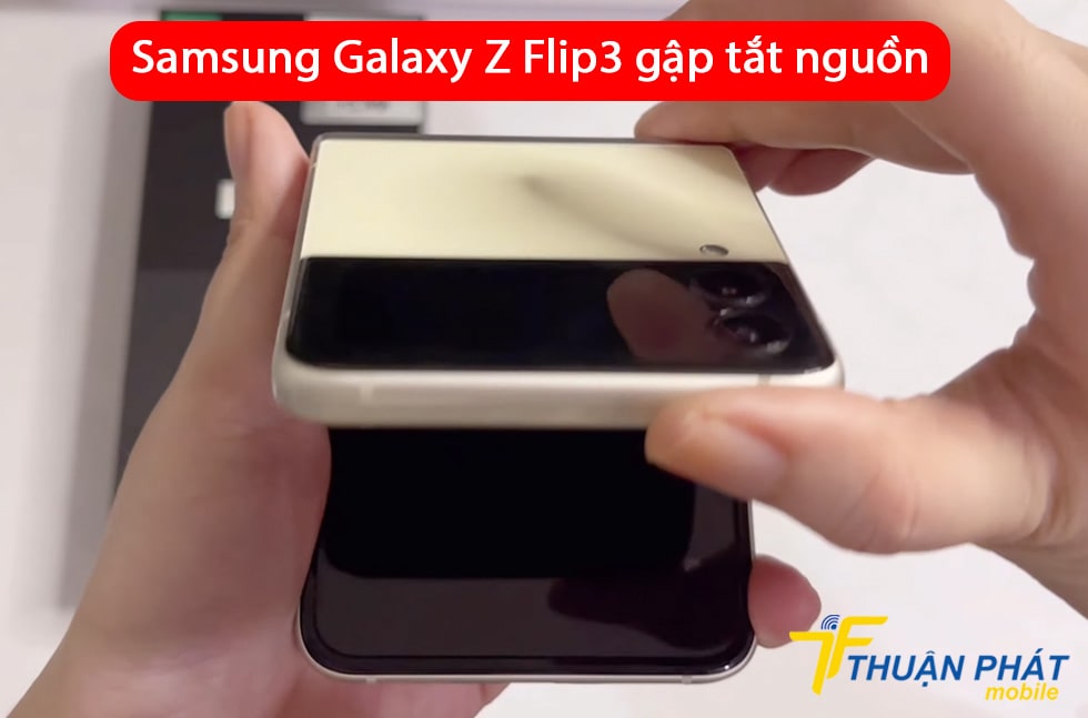 Samsung Galaxy Z Flip3 gập tắt nguồn