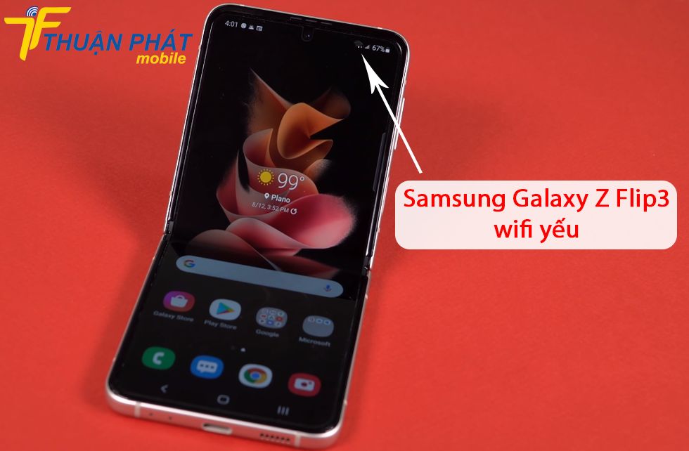 Samsung Galaxy Z Flip3 wifi yếu