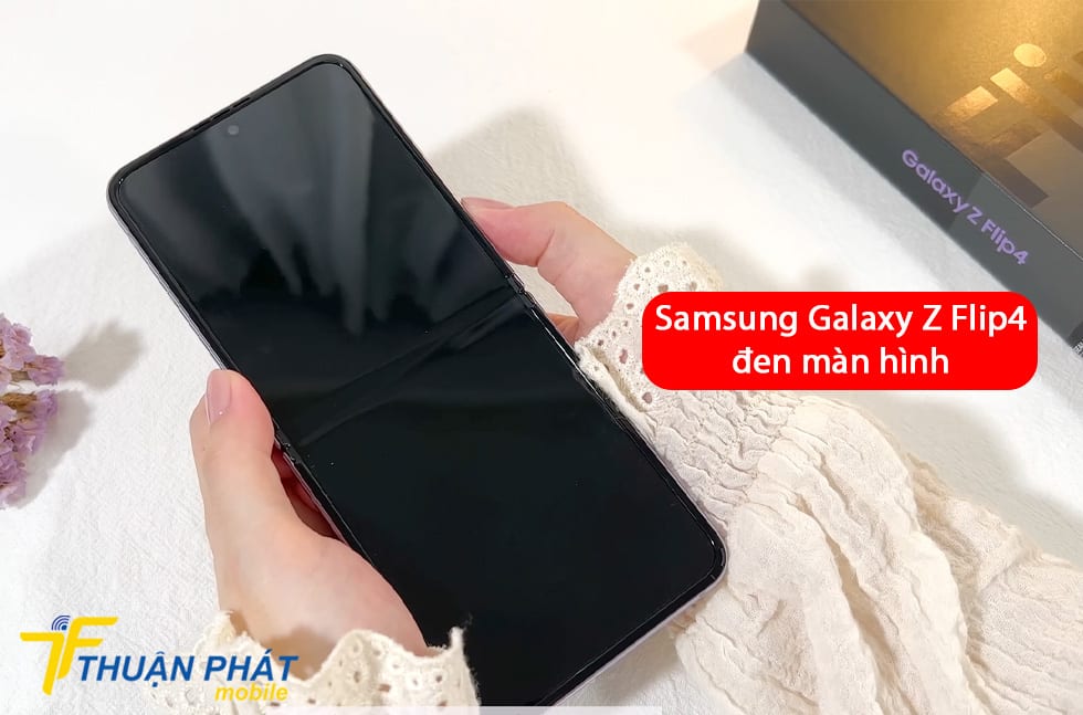 Samsung Galaxy Z Flip4 đen màn hình