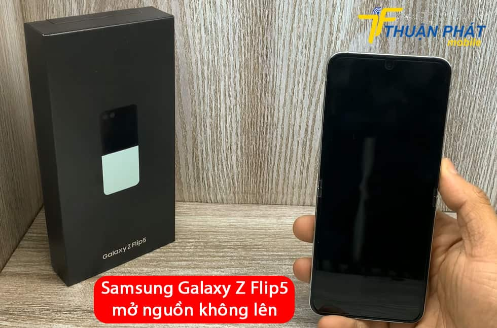 Samsung Galaxy Z Flip5 mở nguồn không lên